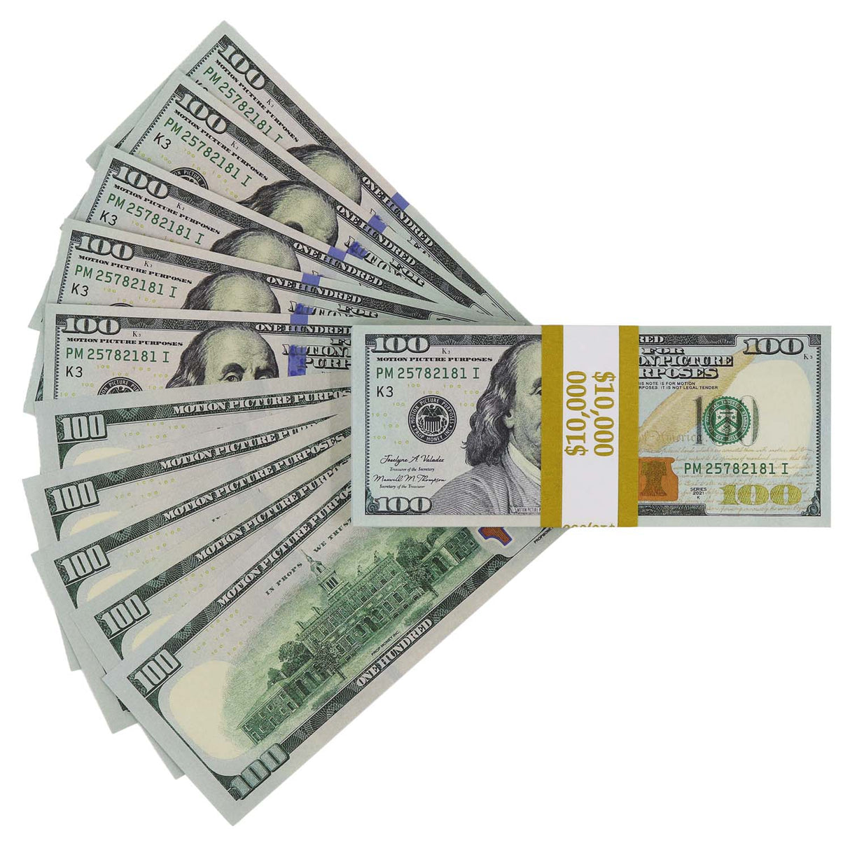 $150,000 Full Print New Series Stacks
