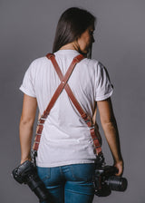 Skinny Money Maker | Thin Leather Camera Harness