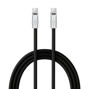 Newell USB-C to USB-C Cable — 100W, 2m, Silicone, Black
