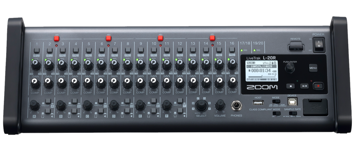 Zoom LiveTrak L-20R