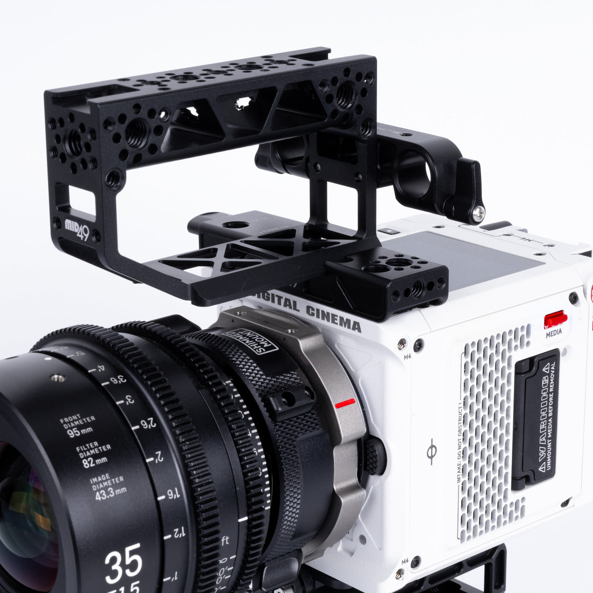 ARCA Top Handle Kit + 15mm LW (RED Komodo, Komodo-X, V-Raptor)