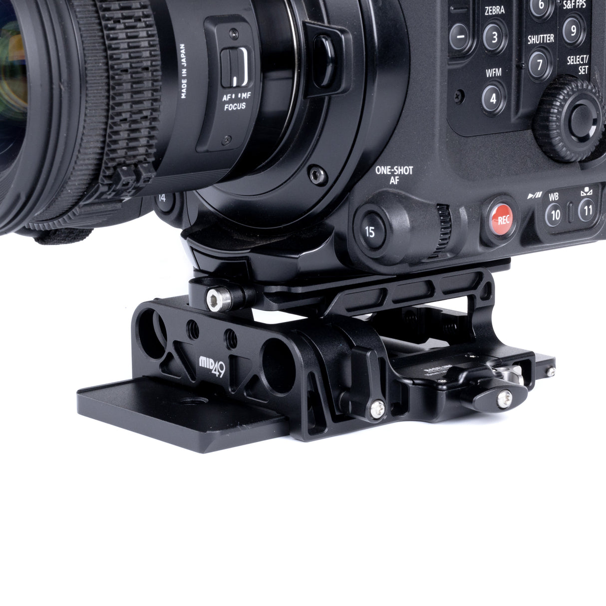 Baseline 15mm LW For Canon C400, C300 MK III, C500 MK II, C200, C200B, C700  /  Blackmagic Pocket 6K / Kinefinity MAVO Mark 2 Baseplate