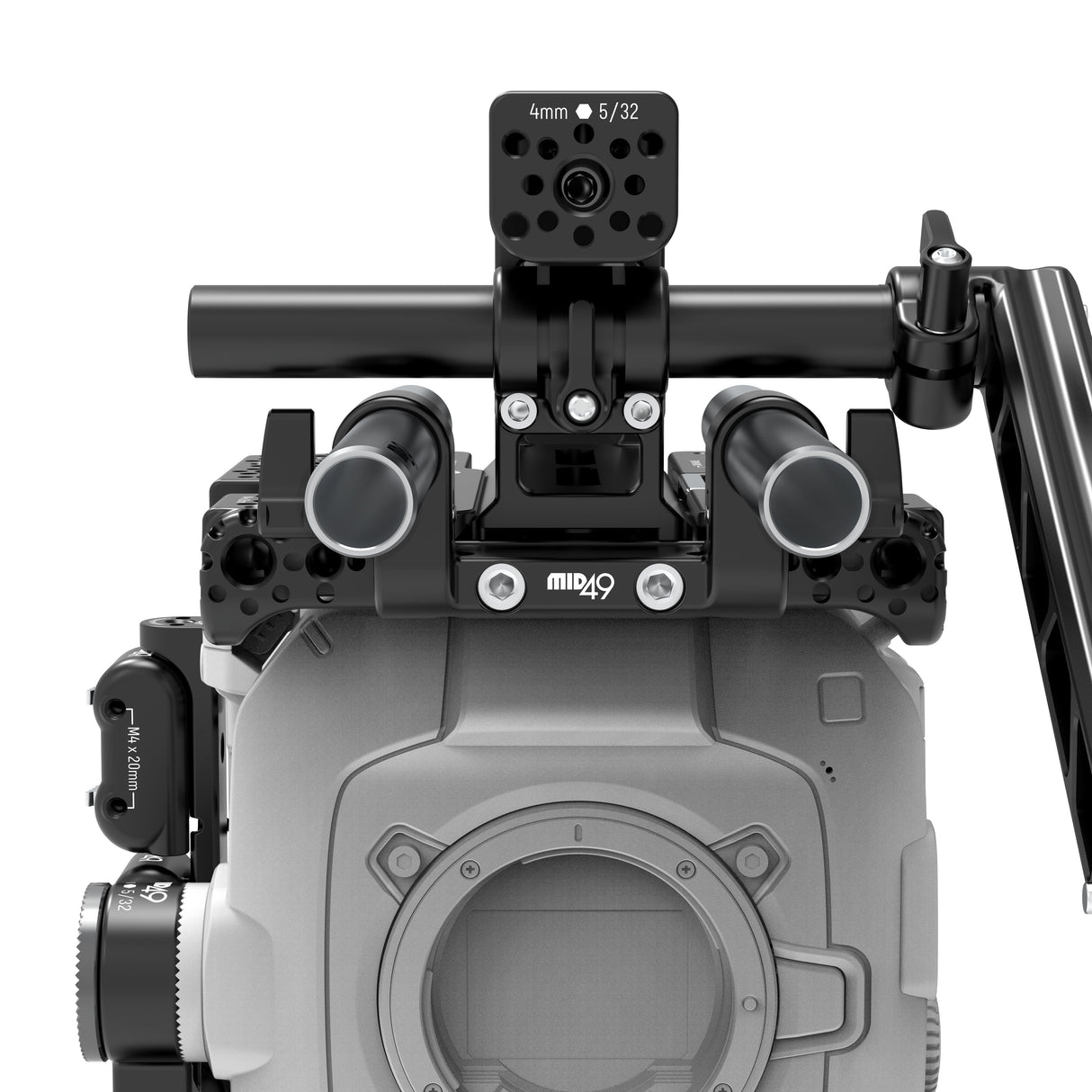Top 15mm Rod Bracket (Sony Burano, Canon C400, Blackmagic PYXIS / URSA Cine LF)