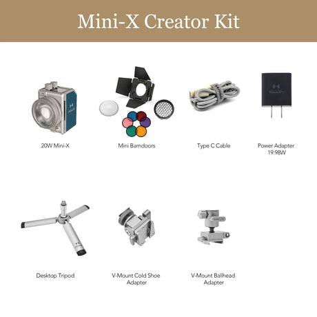 Hobolite Mini-X 20W Portable Bi-Color Continuous LED Lighting Kit