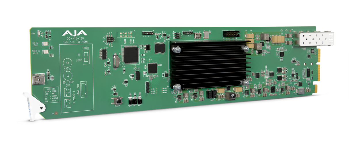 AJA openGear 12G-SDI to HDMI 2.0 Conversion