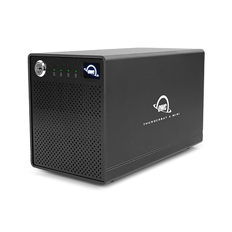 OWC /AKiTio Thunder 3 Quad 4 Bay Storage Enclosure Mini RAID Ready