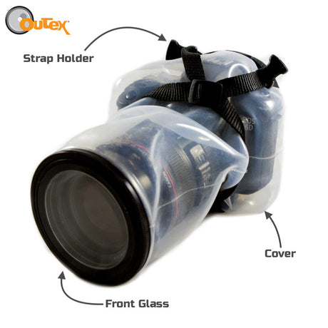 Outex Underwater Camera Housings Camera Entry Kit + Straps