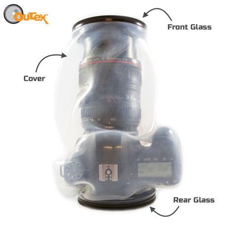 Outex Underwater Camera Housings Camera Pro Kit with Straps