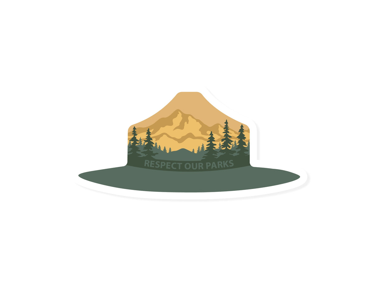 Park Ranger Hat Sticker