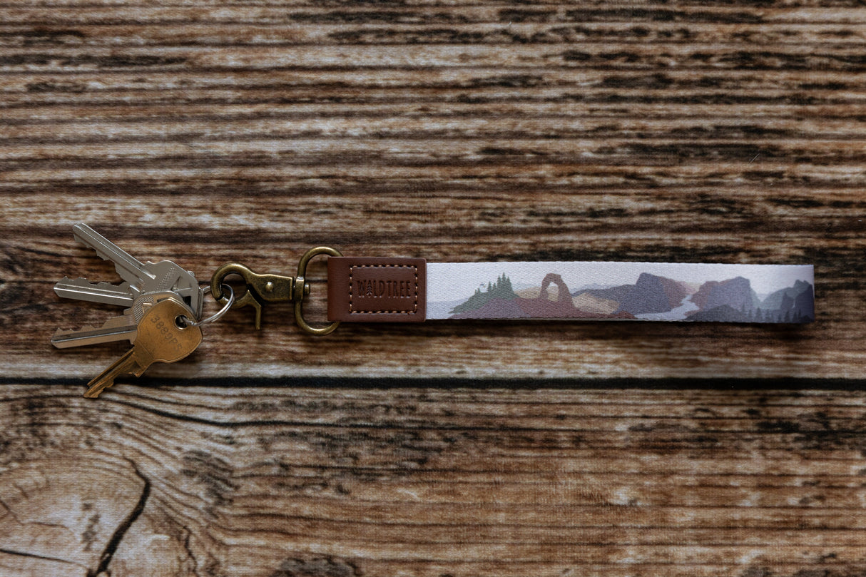 Parks in Color Wristlet Keychain
