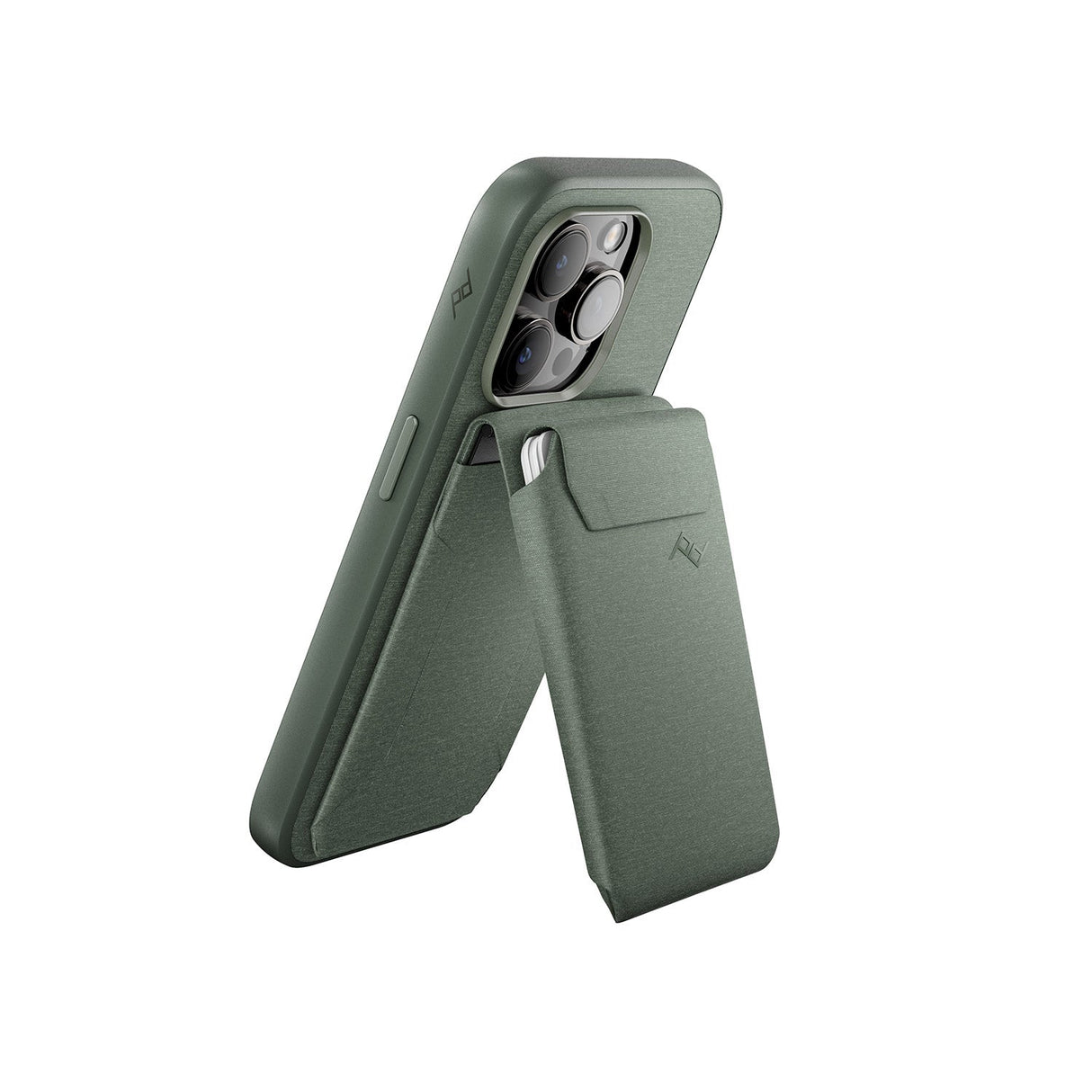 Mobile Wallet | Stand Wallet | Sage | Fabric