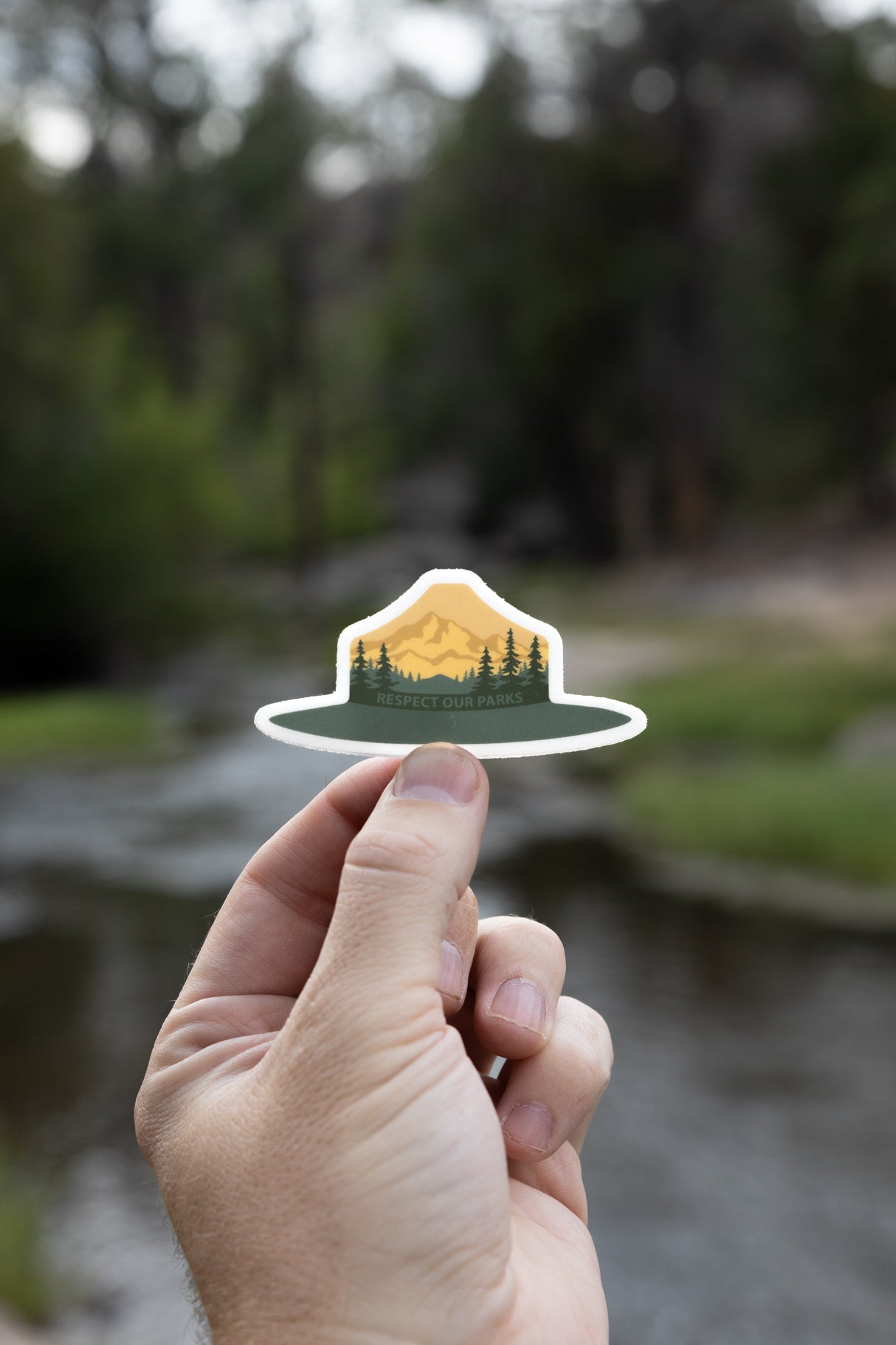 Park Ranger Hat Sticker