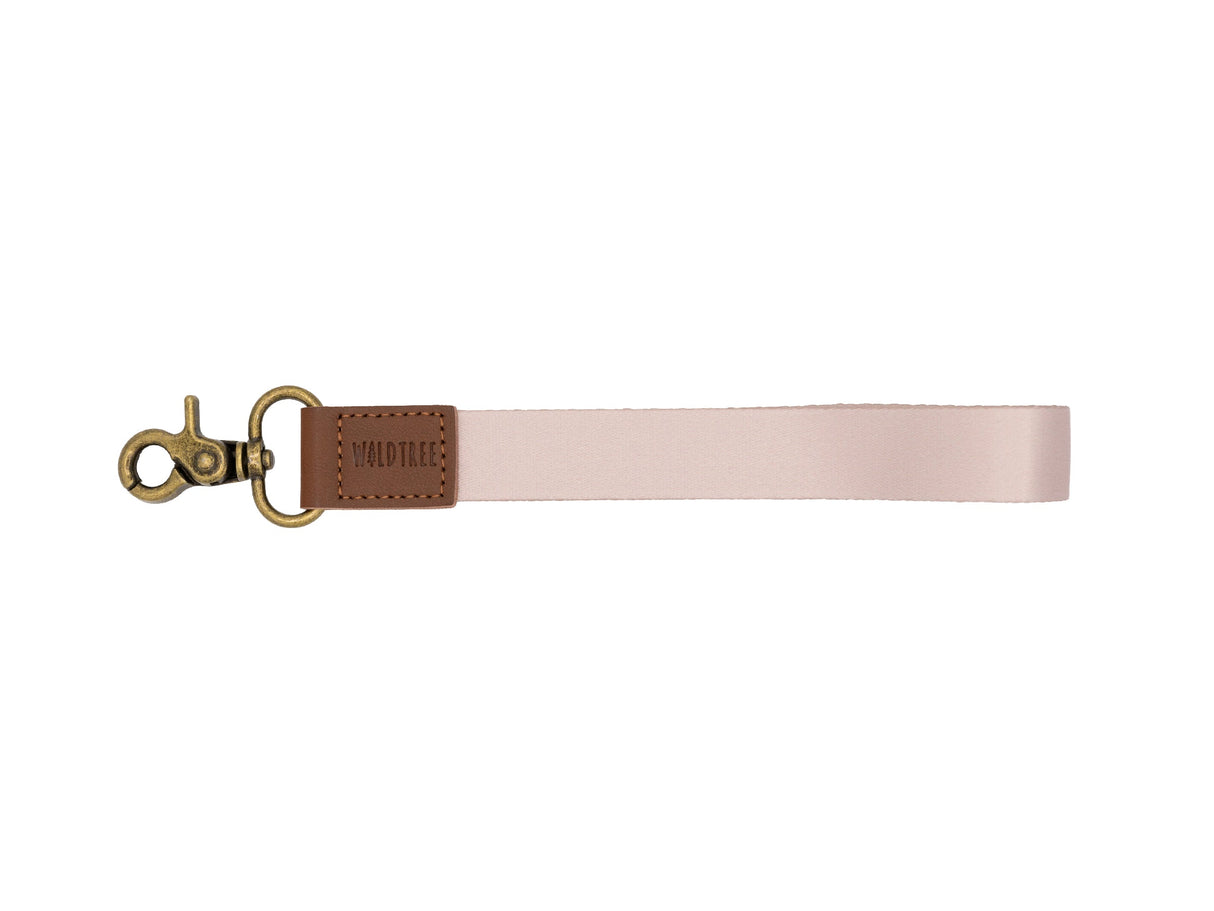 Solid-Colored Wristlet Keychain