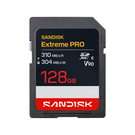 SanDisk Extreme Pro SDXC Memory Card UHS-II V90 128GB