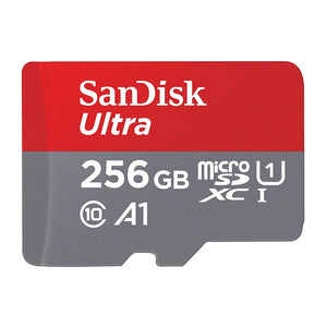 SanDisk Ultra microSDHC Memory Card C10 UHS U1 A1 Card with Adapter 256GB