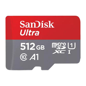 SanDisk Ultra microSDHC Memory Card C10 UHS U1 A1 Card with Adapter 512GB