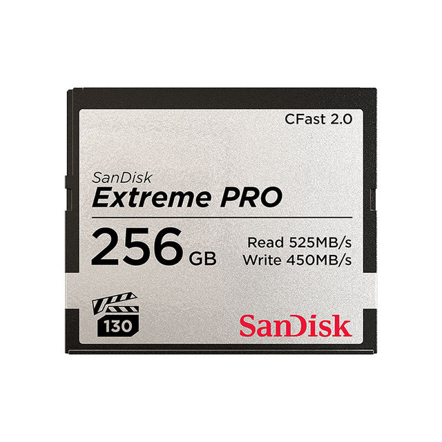 SanDisk Extreme Pro CFast 2.0 Full HD 4K Video Recording 256GB