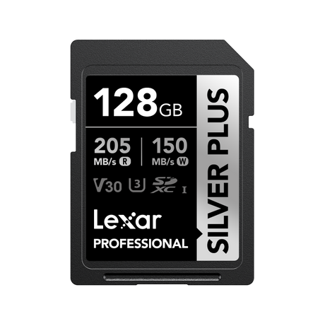 Lexar Professional SILVER PLUS SDXC 128GB card