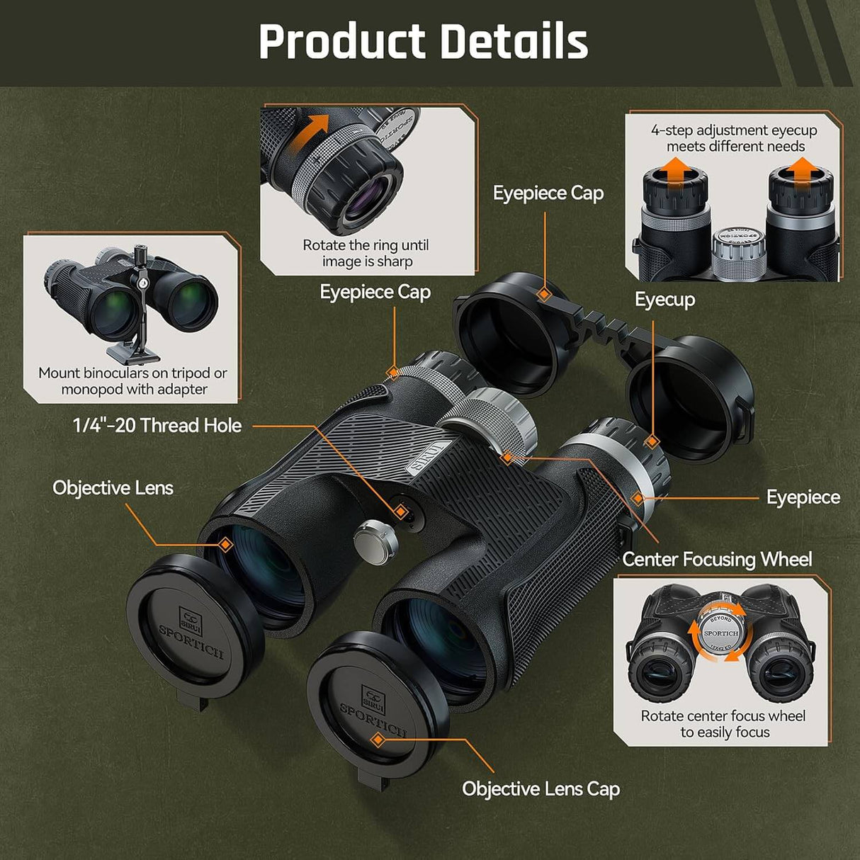 SIRUI Beyond B1042A Binoculars For Observation