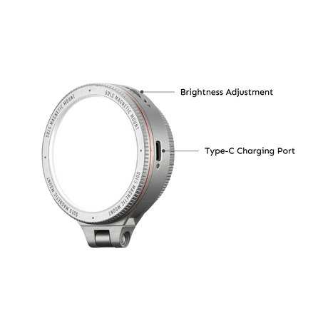 Harlowe Sol 5 Bi-Color Mobile Light for MagSafe