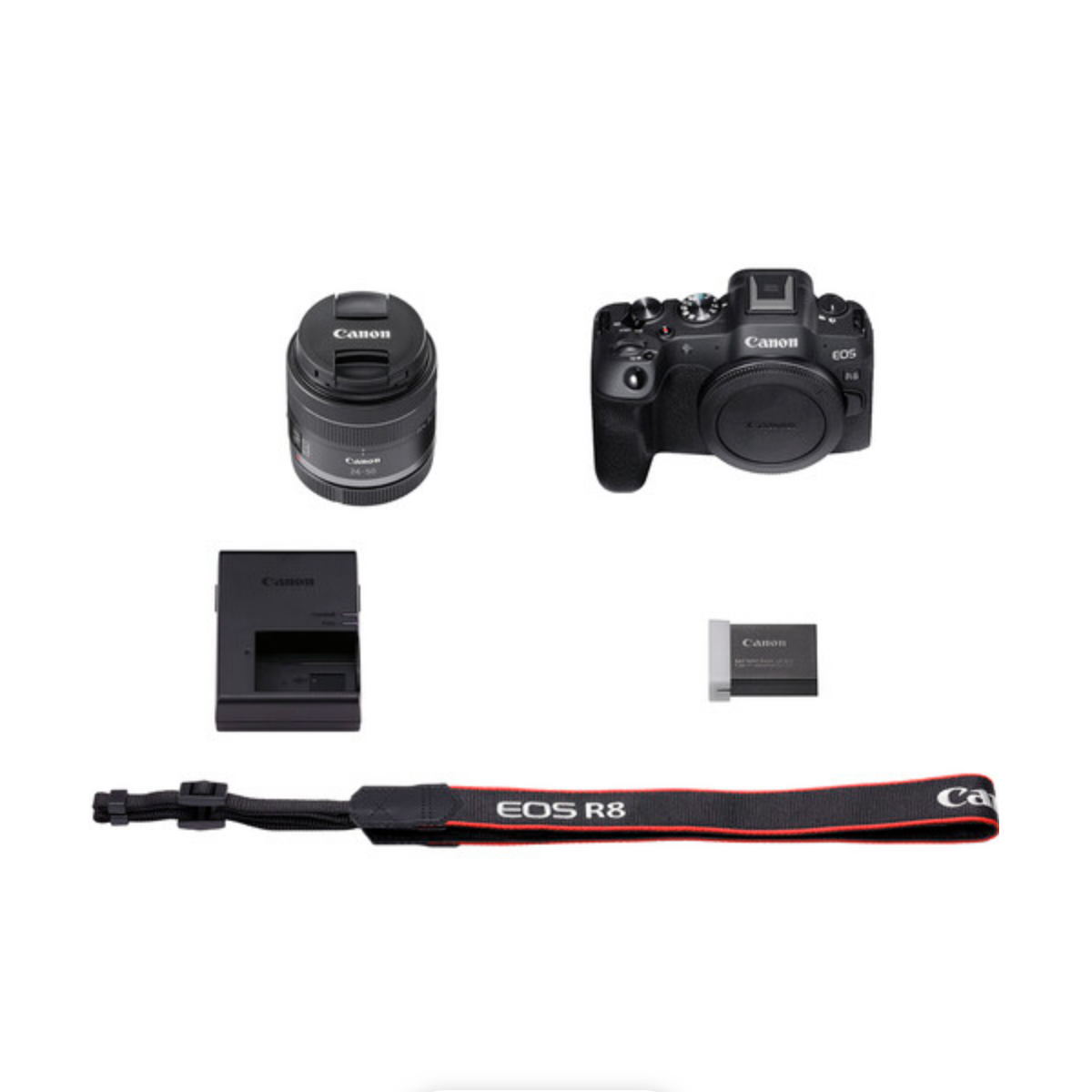 Canon EOS R8 Mirrorless Camera with RF 24-50mm f/4.5-6.3 IS STM Lens