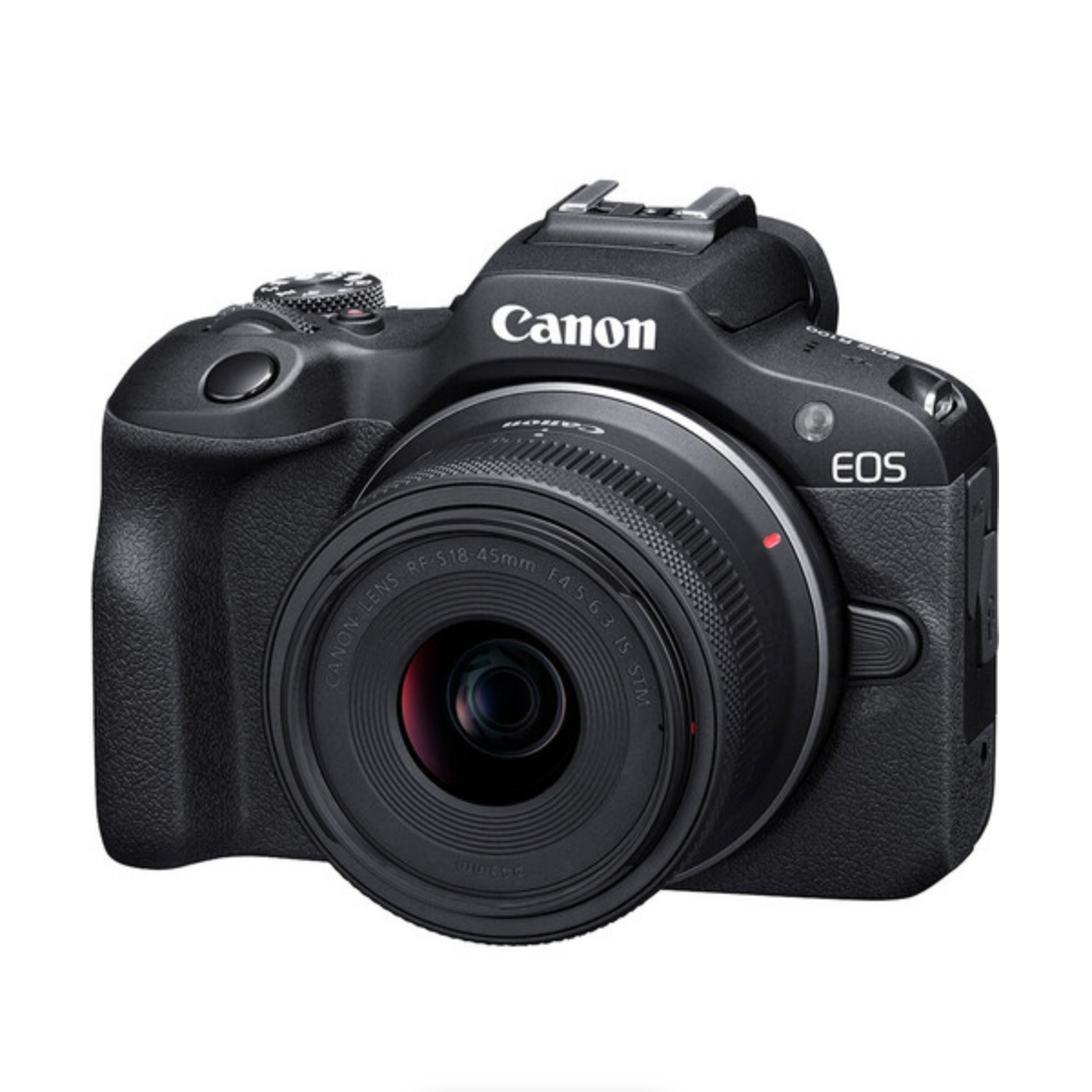 Canon EOS R100 Mirrorless Camera with RF-S 18-45mm f/4.5-6.3 IS STM Lens