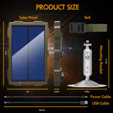 Rexing Universal Solar Panel For Trail Cameras