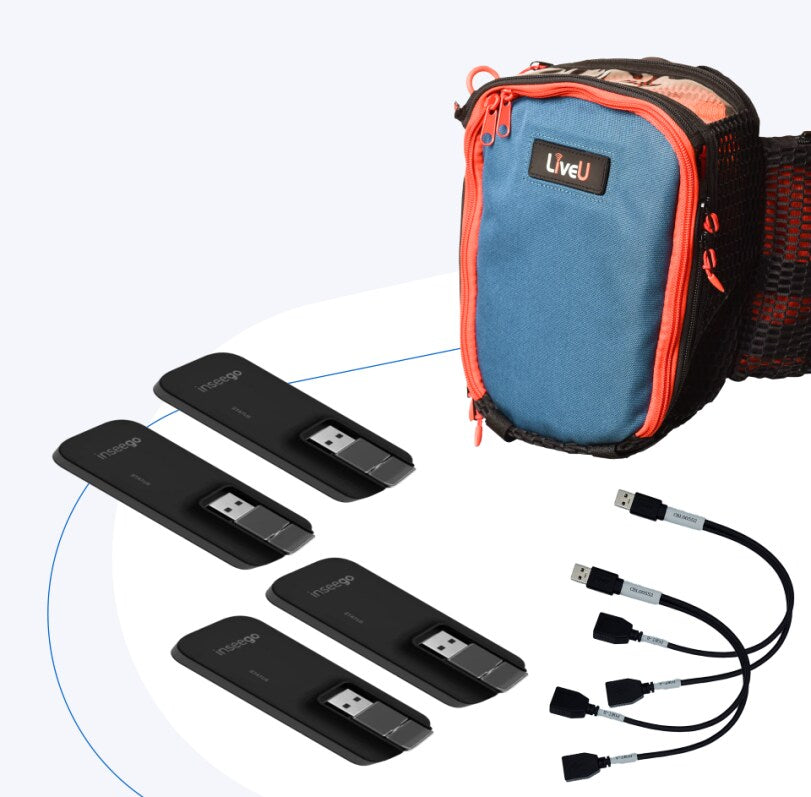 LiveU PRO Connect Quatro 4 Modem Bundle for LiveU Solo PRO - World Wide Version