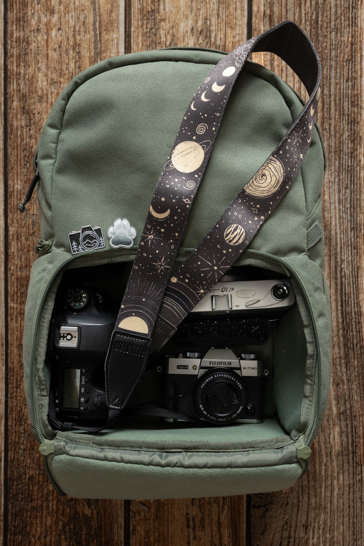 Sun and Moon Camera Strap