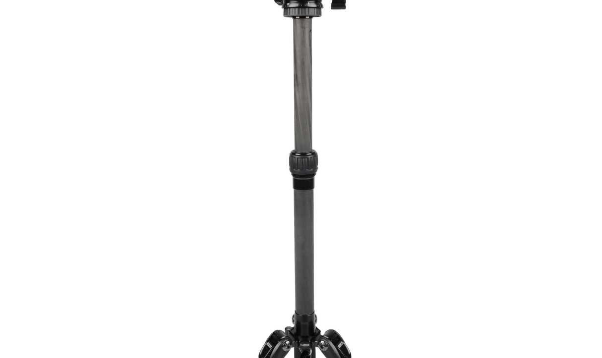 Sirui T-0S Series Travel Tripod with B-00 Ball Head (Black, Carbon Fiber) T-025SK+B-00K