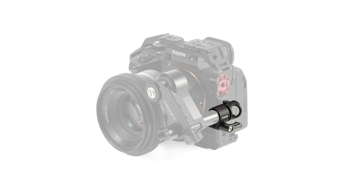 15mm Rod Holder to 1/4‚Ä≥-20 Adapter (Side Mounted) ‚Äì Black