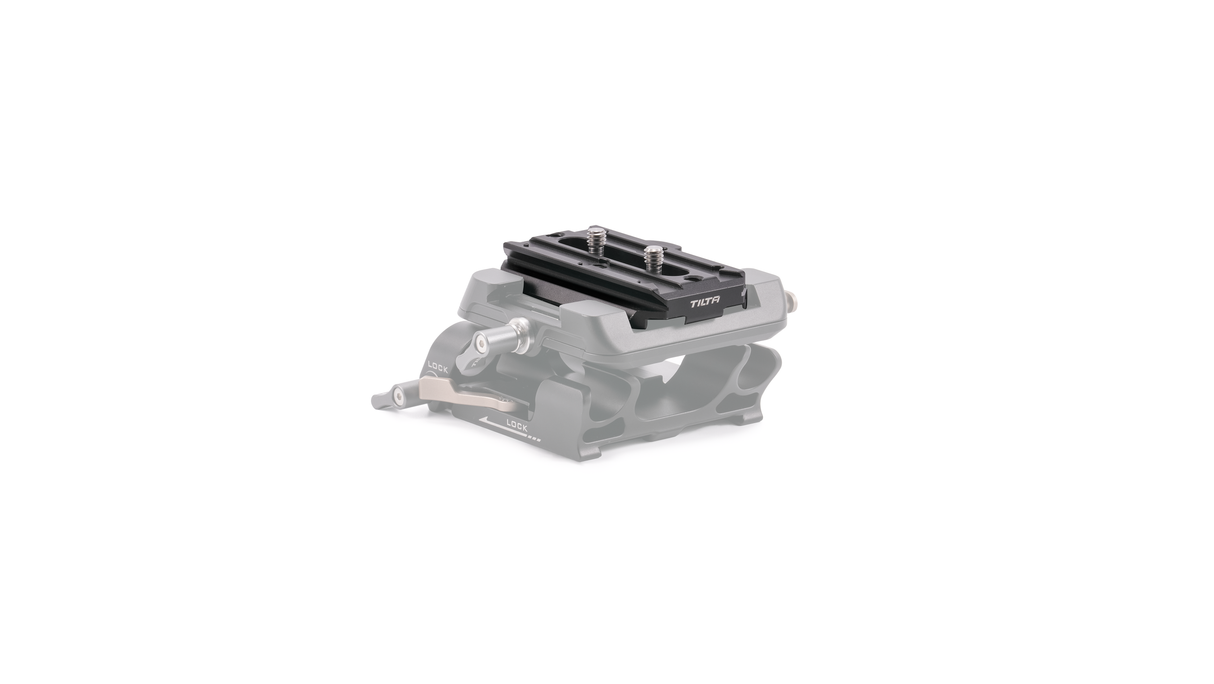 ARCA Manfrotto Dual Quick Release Plate for Lightweight Shoulder Rig ‚Äì Black