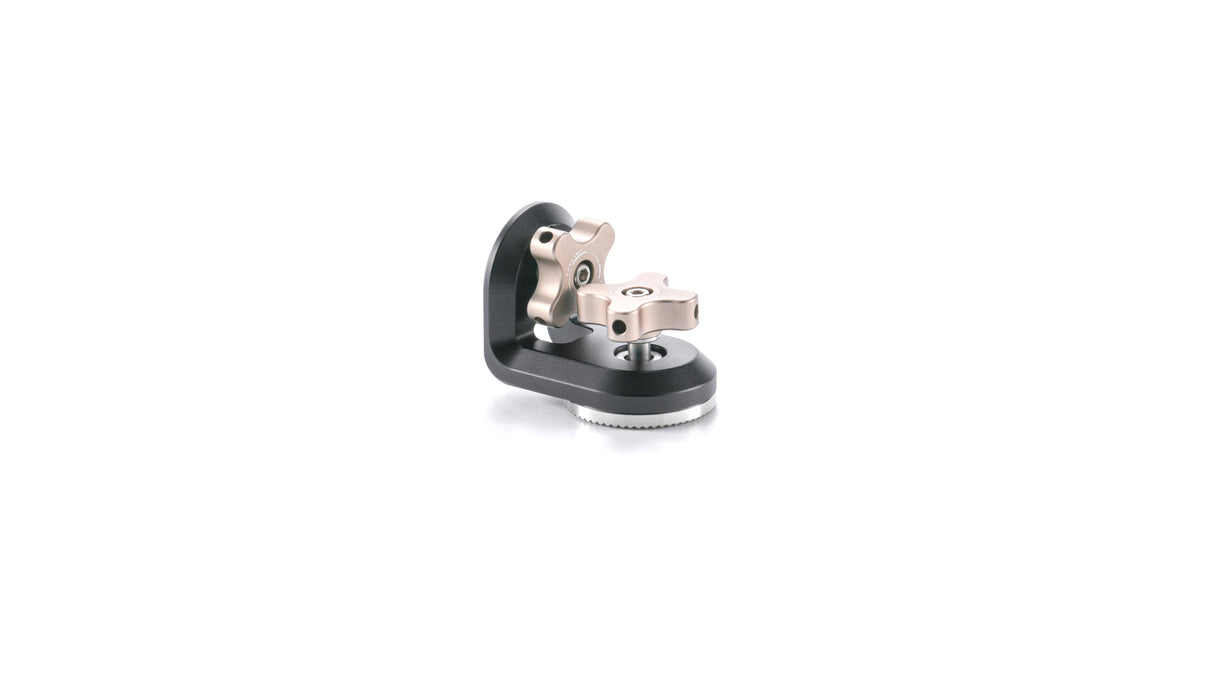 Tilta Right Angle Rosette Adapter to 1/4‚Ä≥-20 with Locating Pins ‚Äì Black