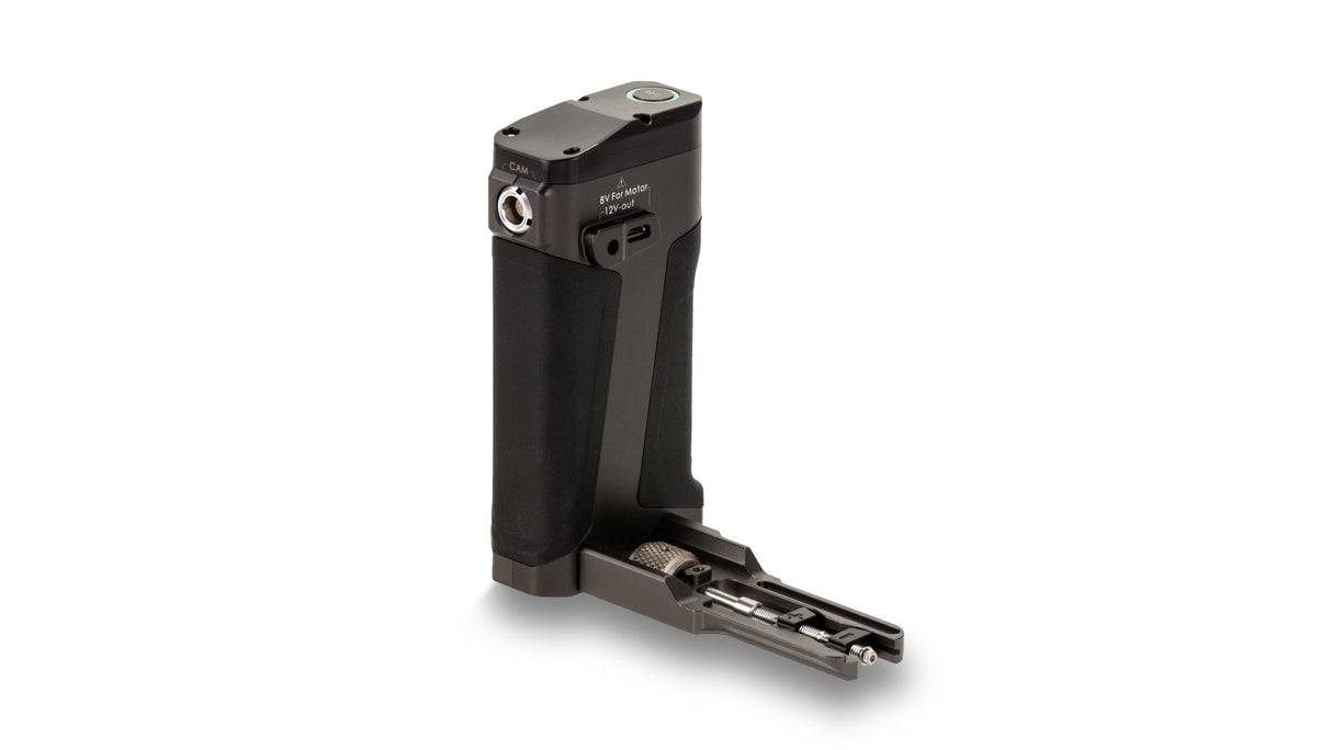 Tilta Side Power Handle with Run/Stop Type I (F570 Battery) ‚Äì Tilta Gray