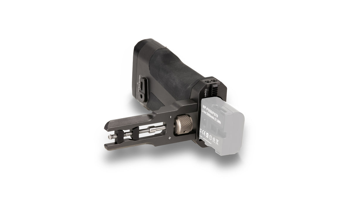 Tilta Side Power Handle with Run/Stop Type I (F570 Battery) ‚Äì Tilta Gray