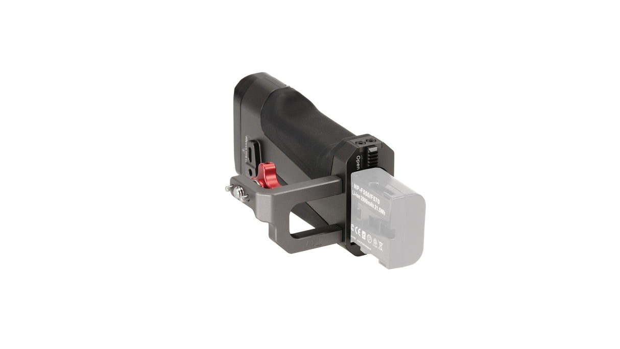 Tilta Side Power Handle with Run/Stop Type III (F570 Battery) ‚Äì Tilta Gray