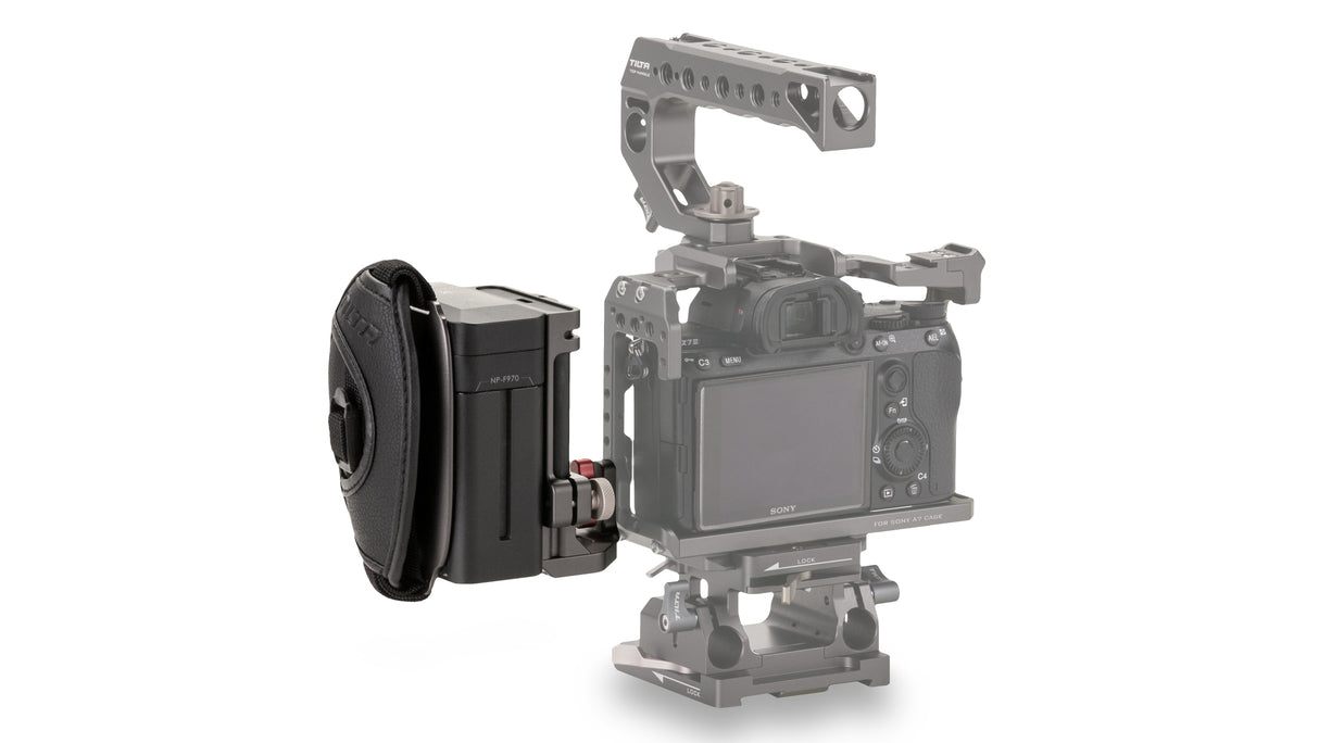 Tilta Side Power Handle Type III (F970 Battery) ‚Äì Tilta Gray