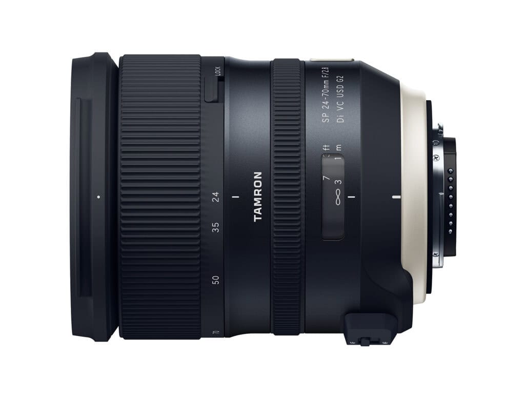 Tamron SP 24-70mm F/2.8 Di VC USD G2 — top view