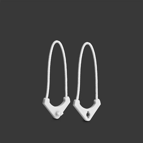 Cloudbreak White Locking Zipper Pullers | variant_ids: 40419009855568