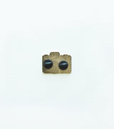 Camera Floral Enamel Pin
