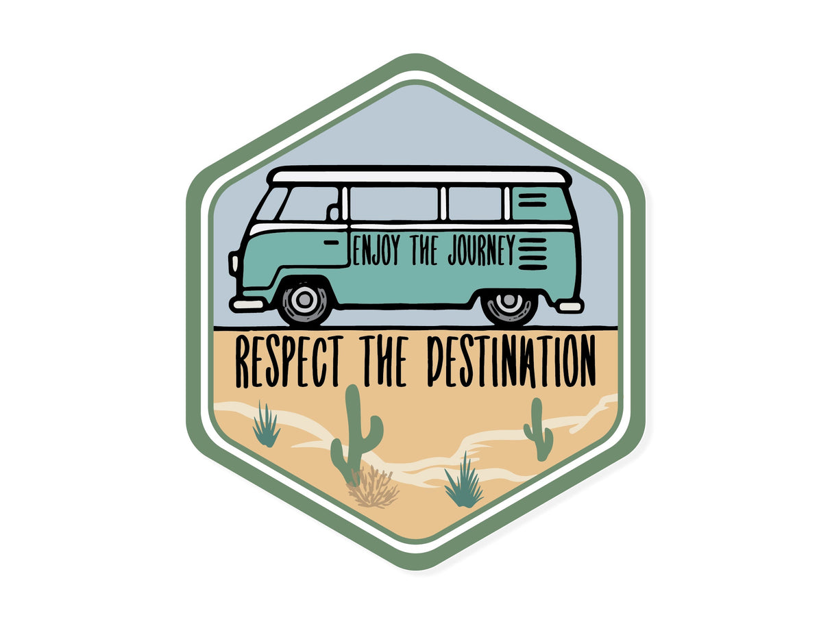 Bus Destination Sticker (Desert)