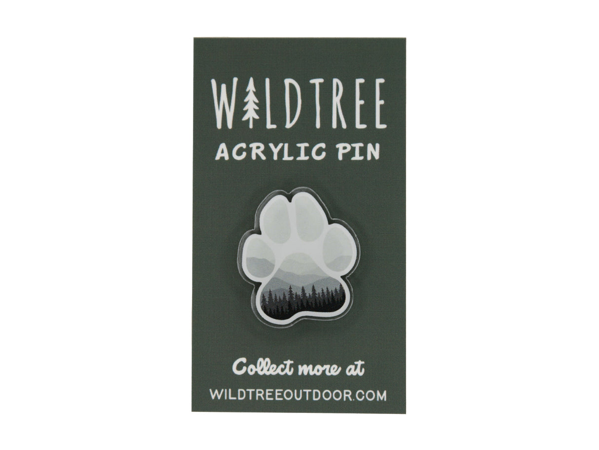 Adventure Paw Acrylic Pin