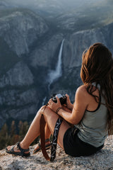 Simple Mountain Design Camera Strap