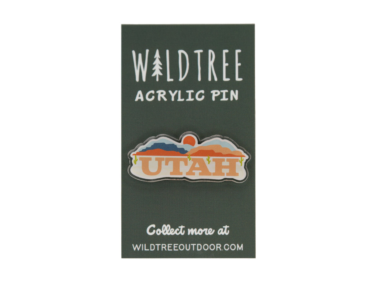 Utah State Acrylic Pin