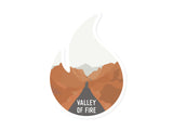Valley of Fire Sticker