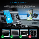 Rexing X5 Motorized Wireless 15W/7.5W Qi Charging Car Mount w/Auto Sensing Automatic Clamping