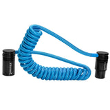 12-24" Coiled Low Profile Right Angle XLR Cable