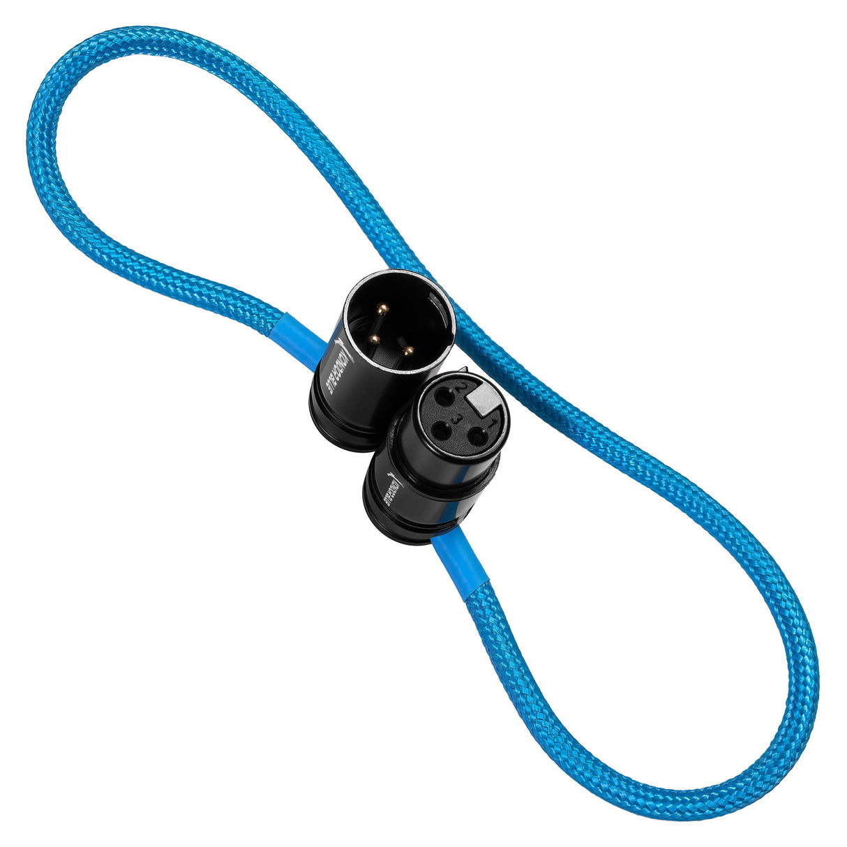 16” Straight Low Profile Right Angle XLR Cable