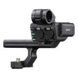 Sony XLR-H2 Handle Unit showing extended grip and accessory threads