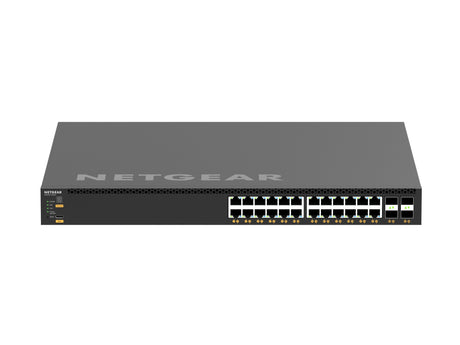 NETGEAR M4350 XSM4328CV 24x10G/Multi-Gig PoE+ (576W base, up to 720W) and 4xSFP28 25G Managed Switch